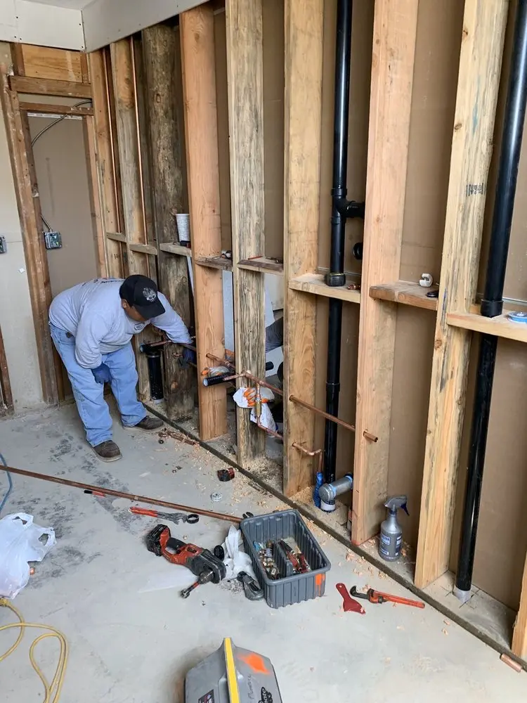 Commercial rough-in plumbing for Gas Line Repair in Berry Creek